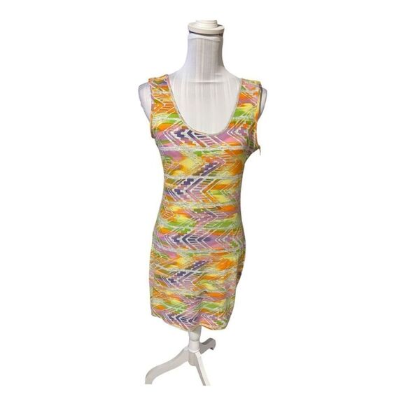 Rue21 Orange Aztec Print Dress Size L - Picture 1 of 4